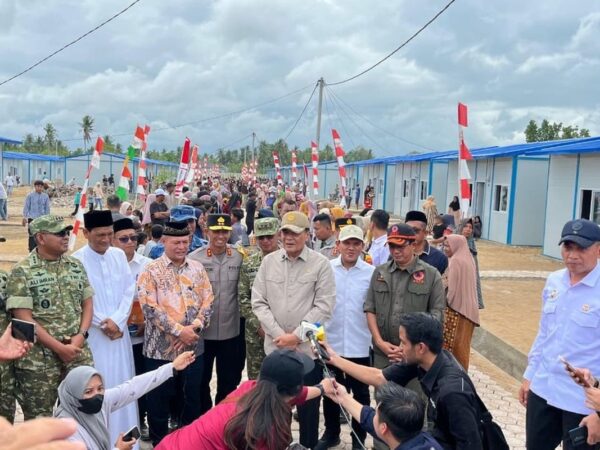 Aceh Utara Jadi Daerah Pertama Tercepat Selesaikan 104 Hunian Tetap, Meko Polkam ; Negara Hadir