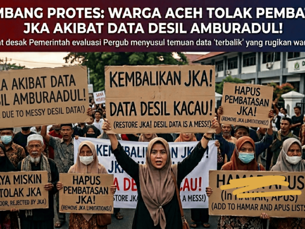 Data Desil Kacau, Masyarakat Aceh Desak Pemerintah Tinjau Ulang Pembatasan JKA